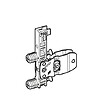 HETTICH - AvanTech YOU Attache façade pour profil de côté de tiroir, hauteur 139 mm, à enfoncer - HETTICH - 9257885 - vignette