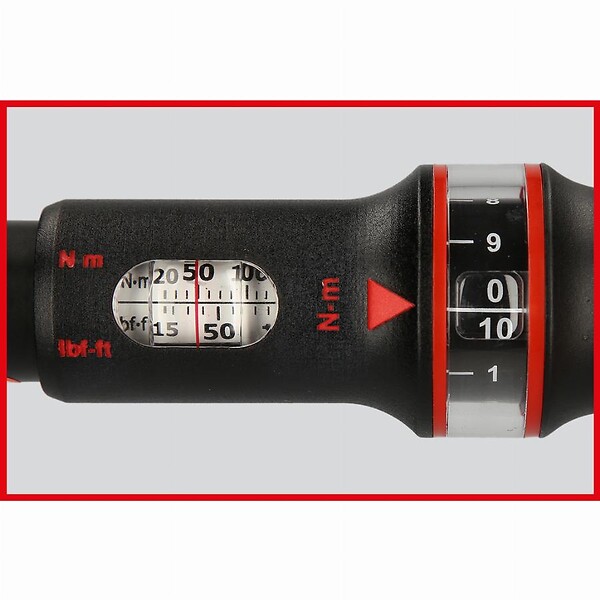 KS TOOLS - KS TOOLS - Clé dynamométrique 1/2" bouton poussoir 40-200Nm ERGOTORQUE Precision - 516.1542 - large