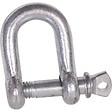 LEVAC - Manille droite standard LEVAC - Ø 8 mm - Entraxe 16 mm - H.37 mm - CMU 250 kg - 5230DG - vignette