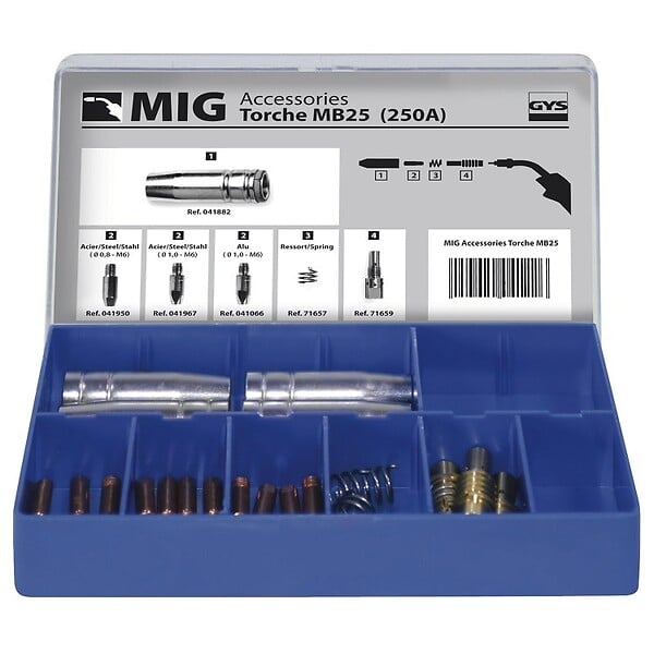 GYS - Coffret pour Torche MIG 250 A (MB25) GYS 041233 - large
