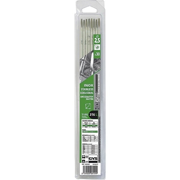 GYS - 30 électrodes 316L inox Ø 2.5 GYS 081499 - large