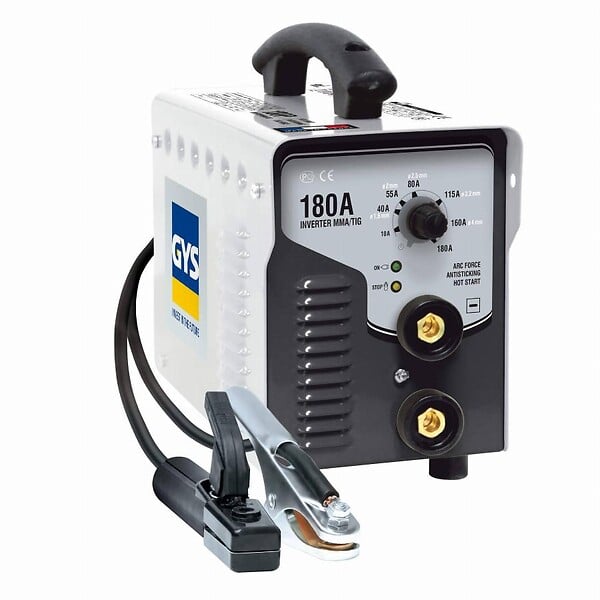 GYS - Poste à souder inverter Progys - 180A - MMA - ø1.6 à 4mm - avec valise et accessoires - large