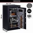 MASTER LOCK - Coffre-fort MASTERLOCK Combinaison électronique - 169L - T0-331ML - vignette