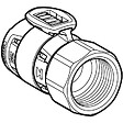 GEBERIT - Raccord FlowFit filetage femelle - DN. 20 - Ø 25 mm x Rp. 3/4'' -  - 620.402.00.1 - vignette