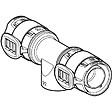GEBERIT - Té FlowFit filetage femelle - DN. 15 - Ø 20 x 20 mm x Rp. 1/2'' -  - 620.151.00.1 - vignette