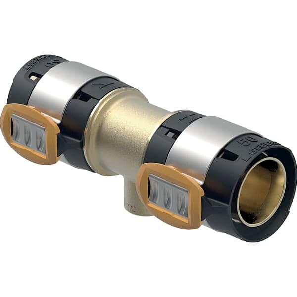 GEBERIT - Té FlowFit filetage femelle - DN. 15 - Ø 20 x 20 mm x Rp. 1/2'' -  - 620.151.00.1 - large