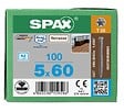 SPAX - 100 Vis Torx Autoforeuse 5x60 Spax-deck Inox A2 - Terrasse Bois Éxotique - vignette