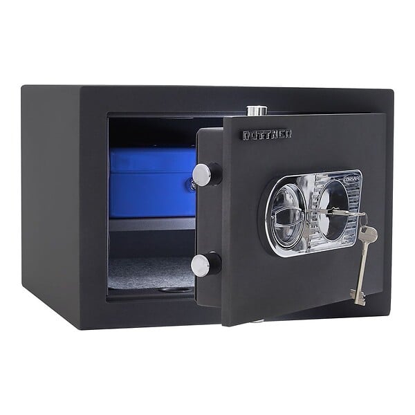 ROTTNER - Coffre Fort Toscana 40 Db Silvergrey Serrure À Clé - large