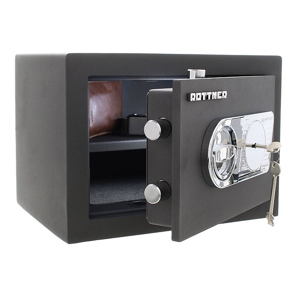 ROTTNER - Coffre Fort Toscana 26 Db Silvergrey Serrure À Clé - large