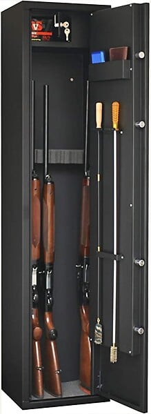 FORTIFY - Armoire 6 Fusils + Coffret Interne - Serrure À Clé - large