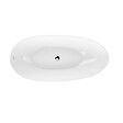 STANO - Baignoire îlot design ovale FLORIDA blanche 165 cm Brillant - vignette