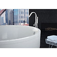 SANYCCES - Baignoire îlot ronde NOA blanche Ø 160 cm  Tablier non inclus - vignette