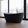 SPALINA - Baignoire îlot ovale NEROON 2.0 NOIRE L. 170 x l. 80 cm, by SPALINA - vignette