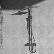 ESSEBAGNO - Quartos colonne de douche thermostatique 300 gris gun métal - vignette