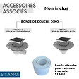 STANO - Receveur de douche à carreler 90 x 140 cm DINO 4 pentes - vignette