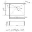 ESSEBAGNO - Luisa vasque à poser 48x37 en inox gris gun métal - vignette