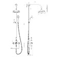 ROGIER & MOTHES - Ensemble de douche thermostatique rétro HELEN 2 sorties - vignette