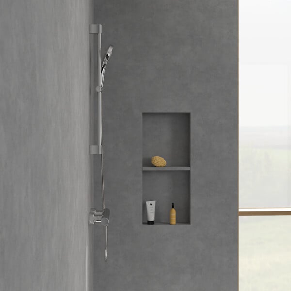 VILLEROY ET BOCH - Mitigeur douche thermostatique  Universal rond Chrome - large