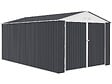 HABITAT ET JARDIN - Garage métal "Houston" 15,36 m² - Anthracite - vignette