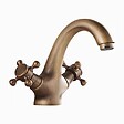 VALAZ - Mélangeur lavabo rétro AGNES or ancien - vignette