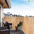 VOUNOT - Canisse en roseau naturel Brise vue avec attaches de fixation 100x600cm - vignette
