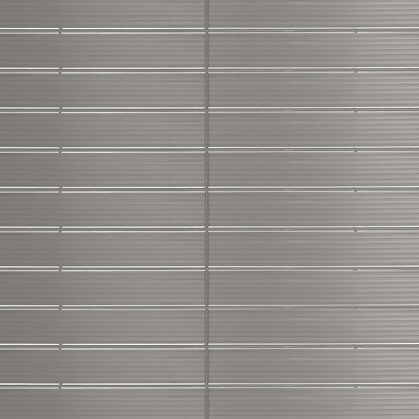 ID MARKET - Kit de lamelles occultantes PVC gris clair L.60 M pour panneau grillagé - large