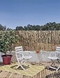 NORTENE - Canisse de roseaux fendus, tiges moyennes -  Naturel - 1x5m - vignette