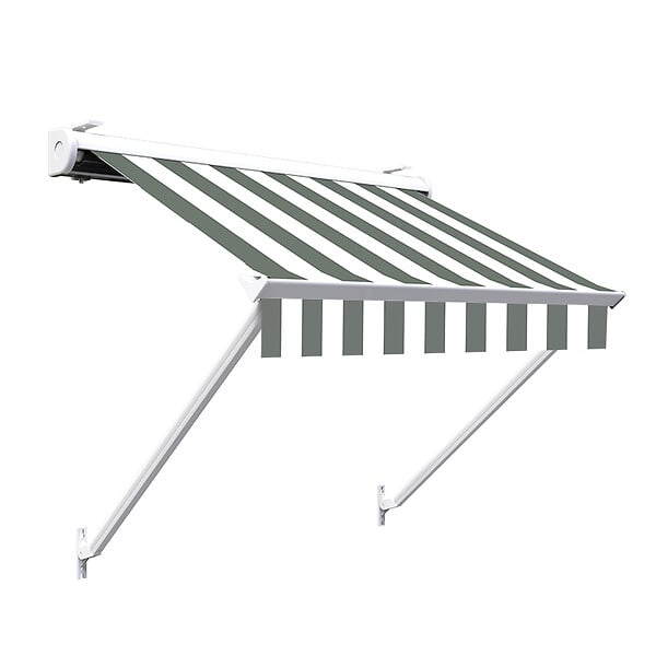 COTE STORE - Store à projection avec coffre 140 x 70 cm de fenêtre - Blanc gris - large