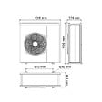 ARISTON - Pompe à chaleur Connecté Air / Eau monobloc Nimbus Plus M avec appoint électrique Ariston 8 kW Triphasé - vignette