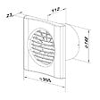 VENTS - Extracteur d'air cuisine silencieux basse conso MF 150 mm | commande interrupteur - vignette