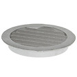 BLAUBERG - Grille aération extérieure circulaire pare-pluie aluminium prise ou rejet d'air en façade - Diamètre (mm): 100 - vignette