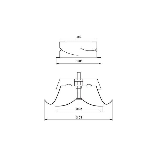 BLAUBERG - Bouche ventilation soufflage métal blanc à cône réglable VMBR BLAUBERG - Diamètre (mm): 125 - large