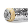 ACOMAT - Gaine flexible aluminium isolé phonique M0/M1 laine de verre ép.25 mm 10 mètres - Diamètre (mm): 315 - vignette