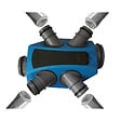 NATHER - Kit VMC simple flux hygro B NATHER INFINITY 2.0 + 3 Bouches piles | Moteur EC Très Basse Conso - vignette