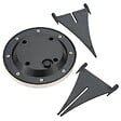 LUMI JARDIN - 8 Balises solaires rondes DECKY D12cm 40LM - vignette