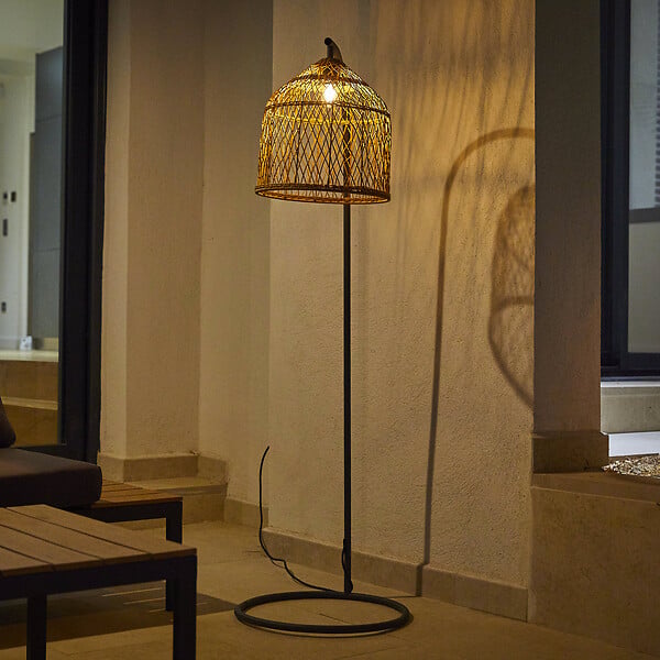 LUMISKY - Lampadaire d'extérieur filaire SELMA E27 H150cm - large