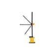 ASLO - Lampe led articulée 20W 1500Lm Portée 53m 6000K Base aimantée IP22 Lampe de poche ASLO - vignette