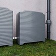 MON MARCHE DECO - Lot de 2 récupérateurs d'eau 126L + Kit de Jumelage Horizontal - vignette