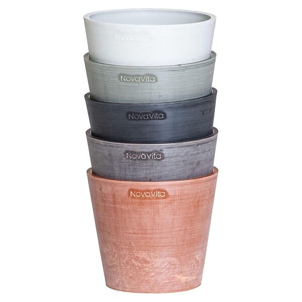 ARTPLAST - Pot de Fleur Gris 70L Ø50cm H47cm - Jardinière Extérieure Balcon Terrasse Jardin ARTPLAST - large