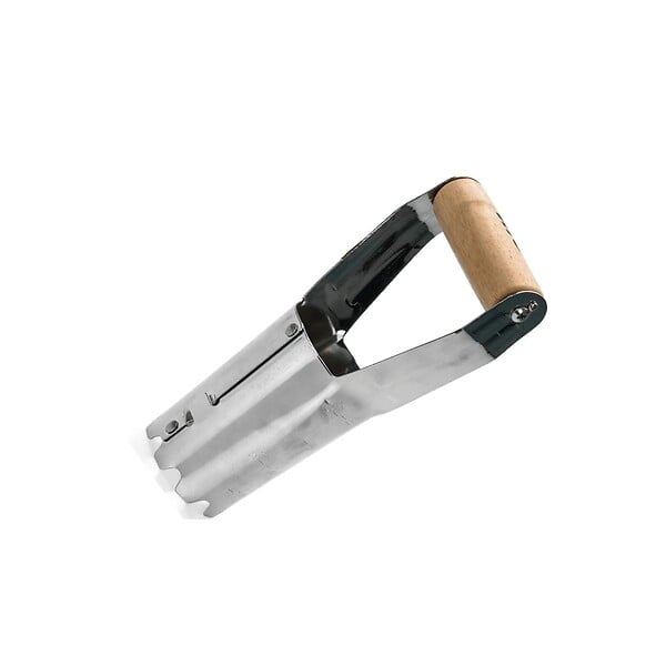 VITO - Plantoir à bulbes 230mm Outil de jardin Manche bois Inox Haute qualité VITO - large