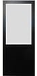 GD MENUISERIES - Porte Coulissante Athena Noir H204 x L83 cm - vignette
