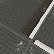 TECNOPROFILS - Cornière PVC - Longueur 1 m - Blanc - 5 x 5 cm - vignette