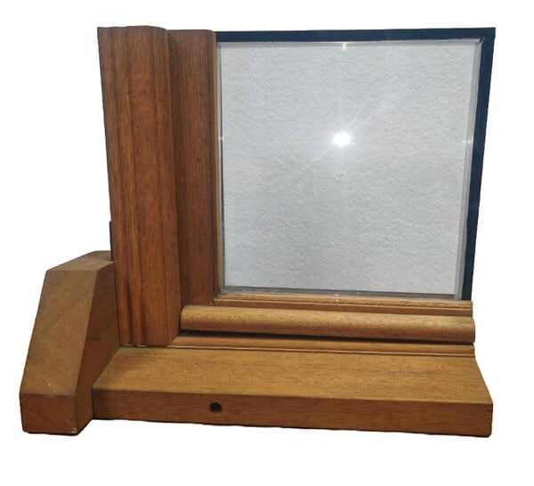 GD MENUISERIES - Fenetre Bois 2 Vantaux H105 x L90 cm Côte Tableau - large