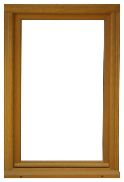GD MENUISERIES - Fenetre Bois 1 Vantail H60 cm x L50 cm Côte Tableau Tirant Gauche - large