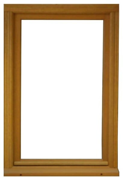GD MENUISERIES - Fenetre Bois 1 Vantail H75 x L80 cm Côte Tableau Tirant Droite - large
