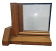 GD MENUISERIES - Fenetre Bois 2 Vantaux H195 x L110 cm Côte Tableau - vignette