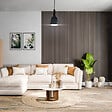 MON MARCHE DECO - Lot de 2 Panneaux Tasseaux Bois - Noyer Feutre Noir - 3 m² - vignette