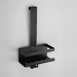 Etagere de douche noir 1 tablette - vignette