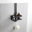 Etagere de douche noir 1 tablette - vignette