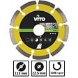 VITO - Meuleuse angulaire 850W 115mm + Disque coupe bois et PVC + Disque Diamant laser + Boîte à outils VITO - vignette